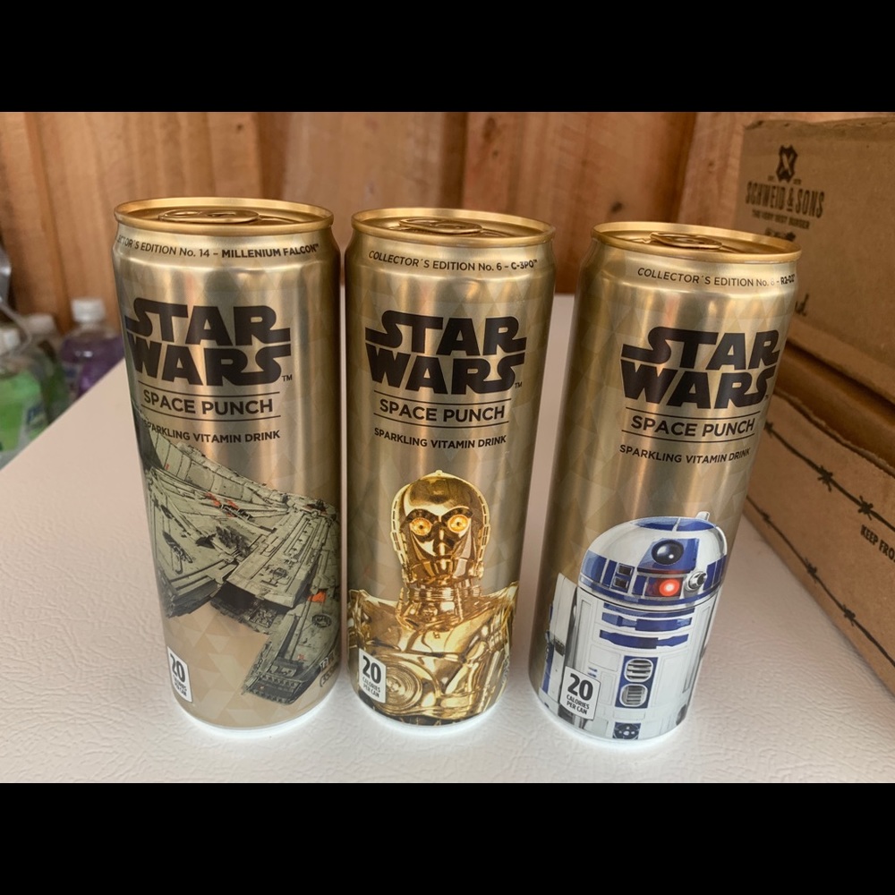 Star Wars vitamin drinks limited edition